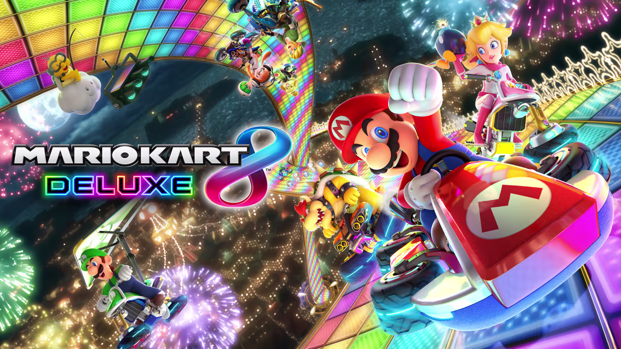 Playing Mario Kart
